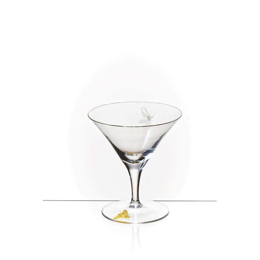 B26 sklenka na martini, malá 2 včely ryté 100 ml