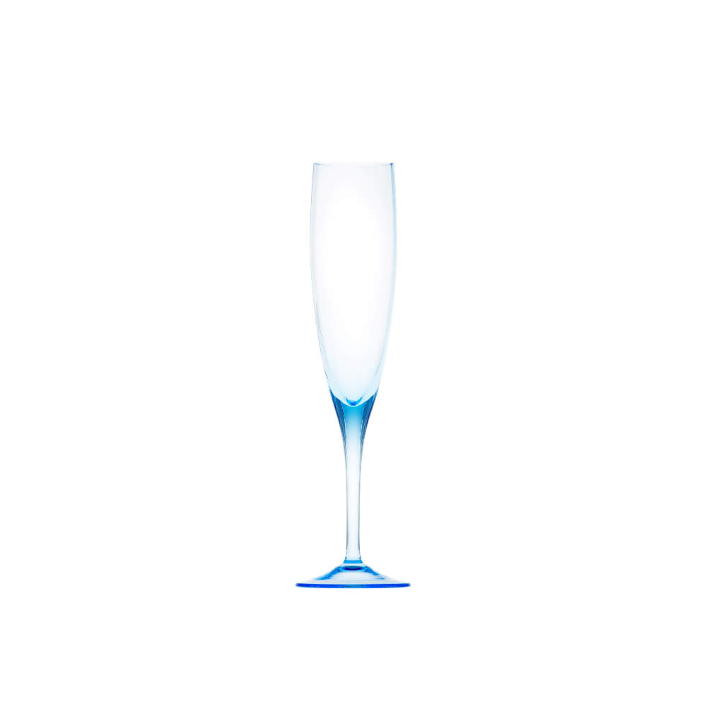 Moser sklenka na šampaňské, Akvamarín 200 ml