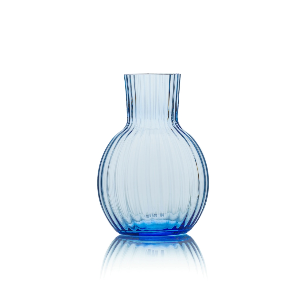 Květná 1794 dekantér, karafa, váza, Světle modrá 1900 ml